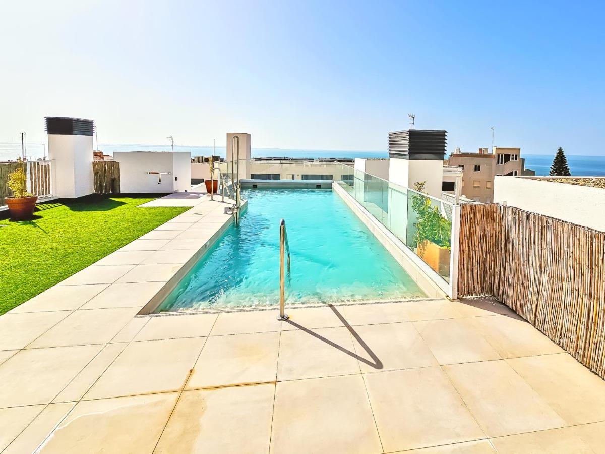 Oceanfront Duplex With A Rooftop Pool And Terrace Эль-Пуэрто-де-Санта-Мария Экстерьер фото